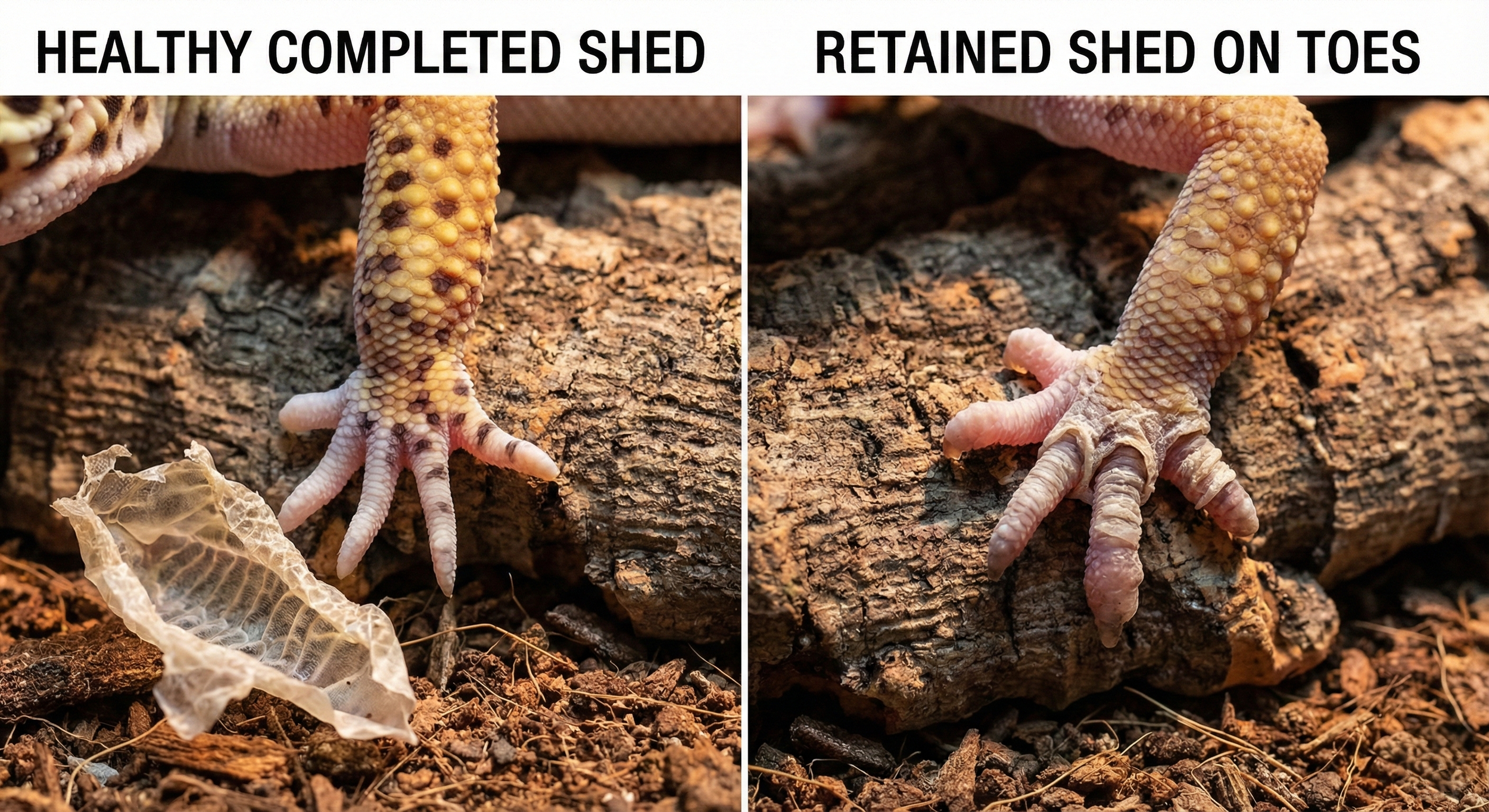 Is Your Leopard Gecko's Shed Stuck? What You Need to Know Right Now