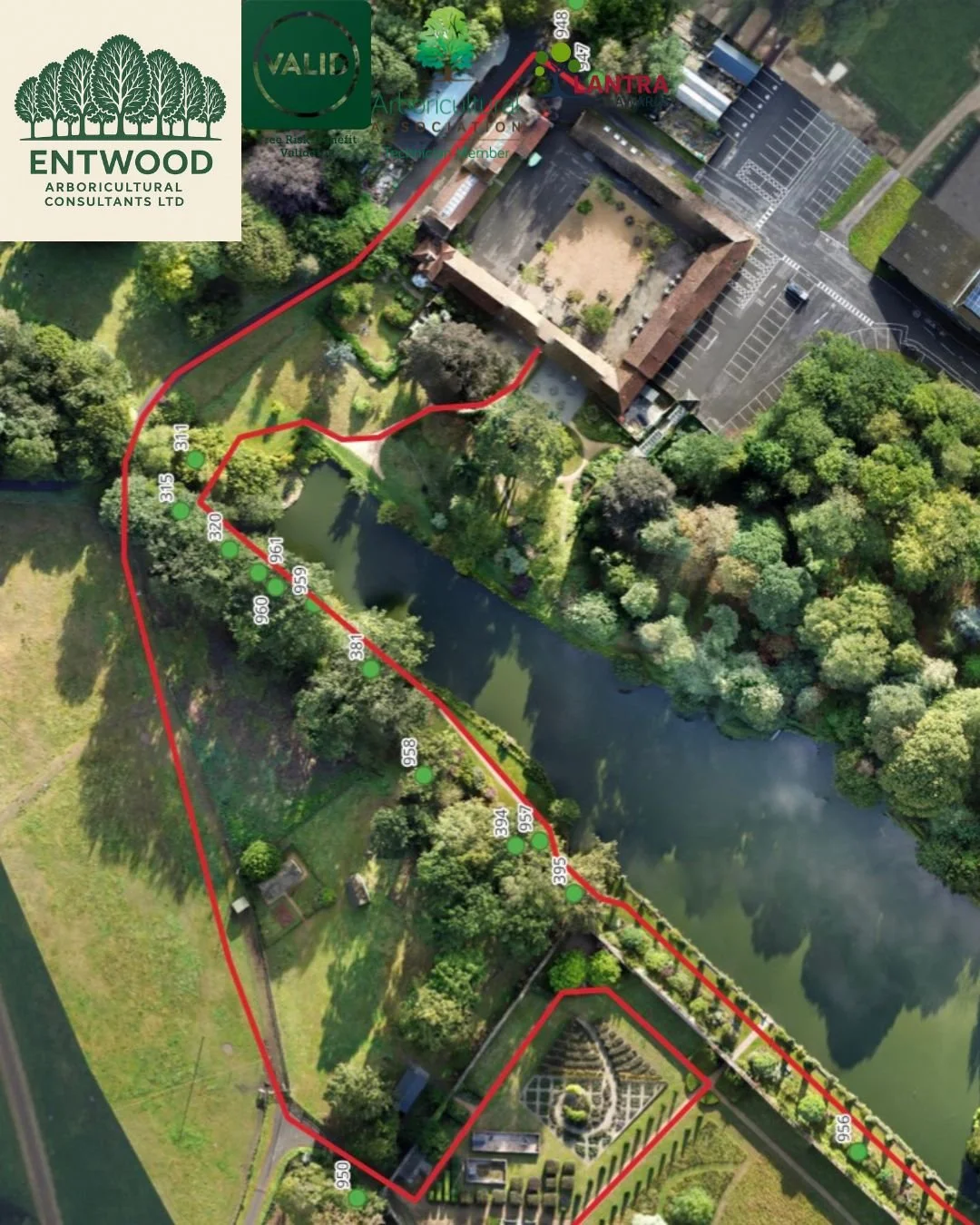 Managing trees across large or complex sites? Precision matters.

At Entwood AC Ltd, we combine detailed tree surveys with high-resolution drone mapping to deliver highly accurate, georeferenced site plans. These aren&rsquo;t just static maps, they&r