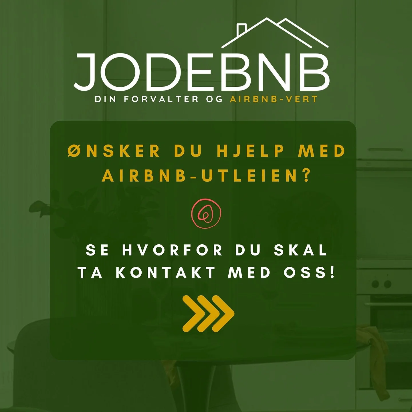 Vurderer du &aring; leie ut p&aring; for eksempel Airbnb?🏠
Vi kan hjelpe deg slik du kan fokusere p&aring; andre ting💫

Kontakt oss p&aring;
Salg@jodebnb.com
www.jodebnb.com

#airbnb #airbnbhost #utleie #&aring;lesund