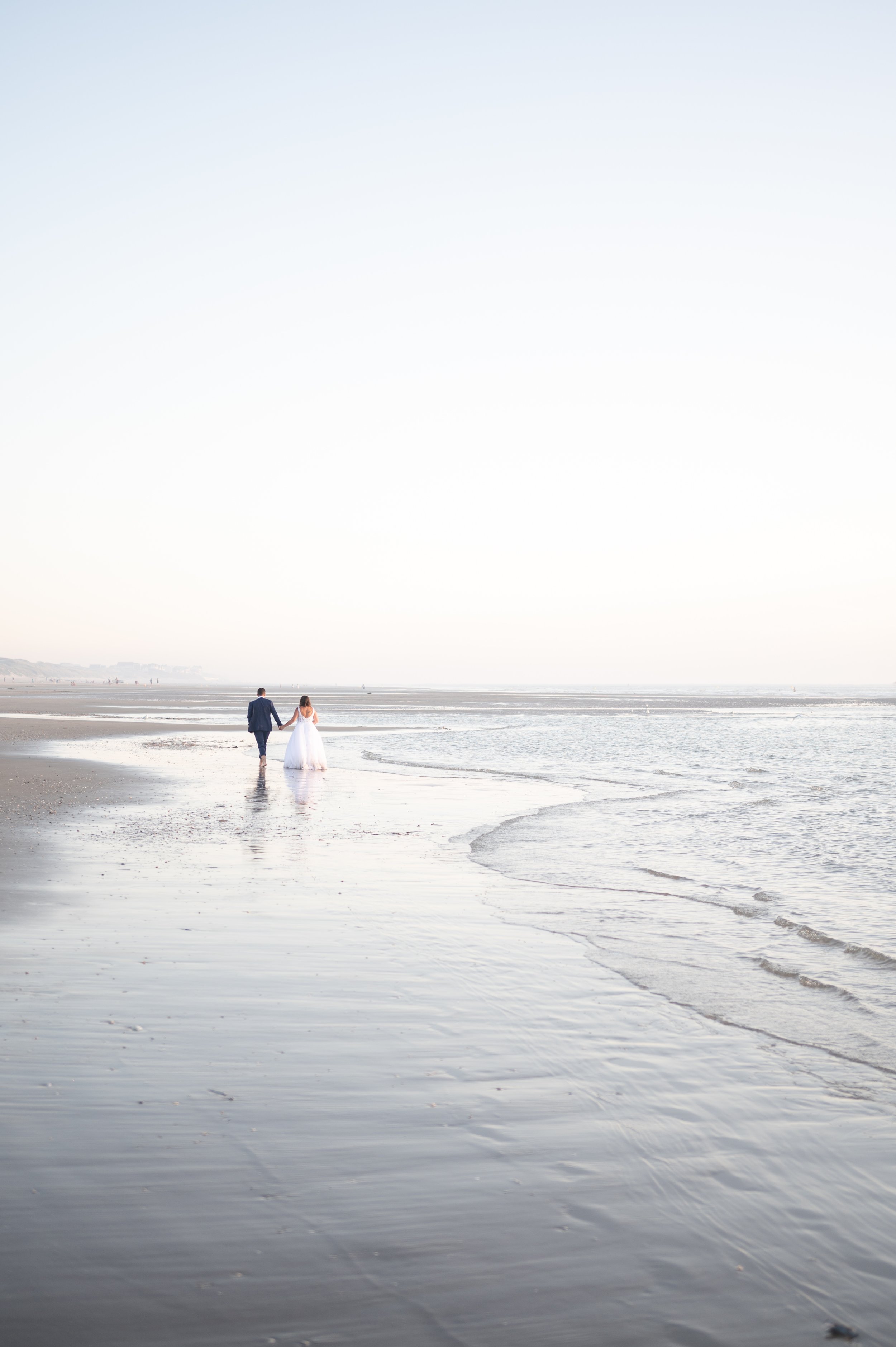 Day After sur la plage de Merlimont a la golden hour
