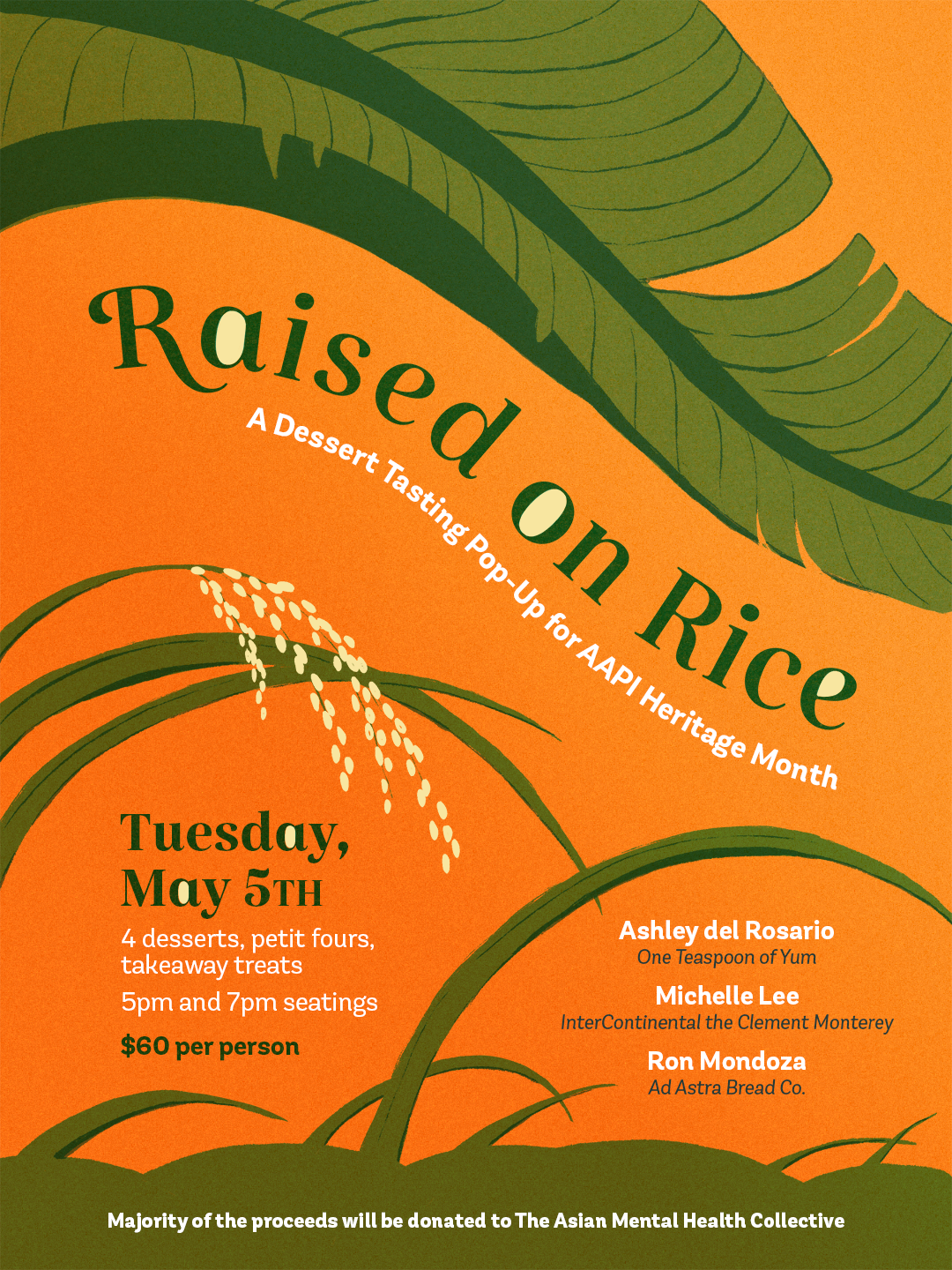 Raised on Rice: A Dessert Tasting Pop-Up for AAPI Heritage Month