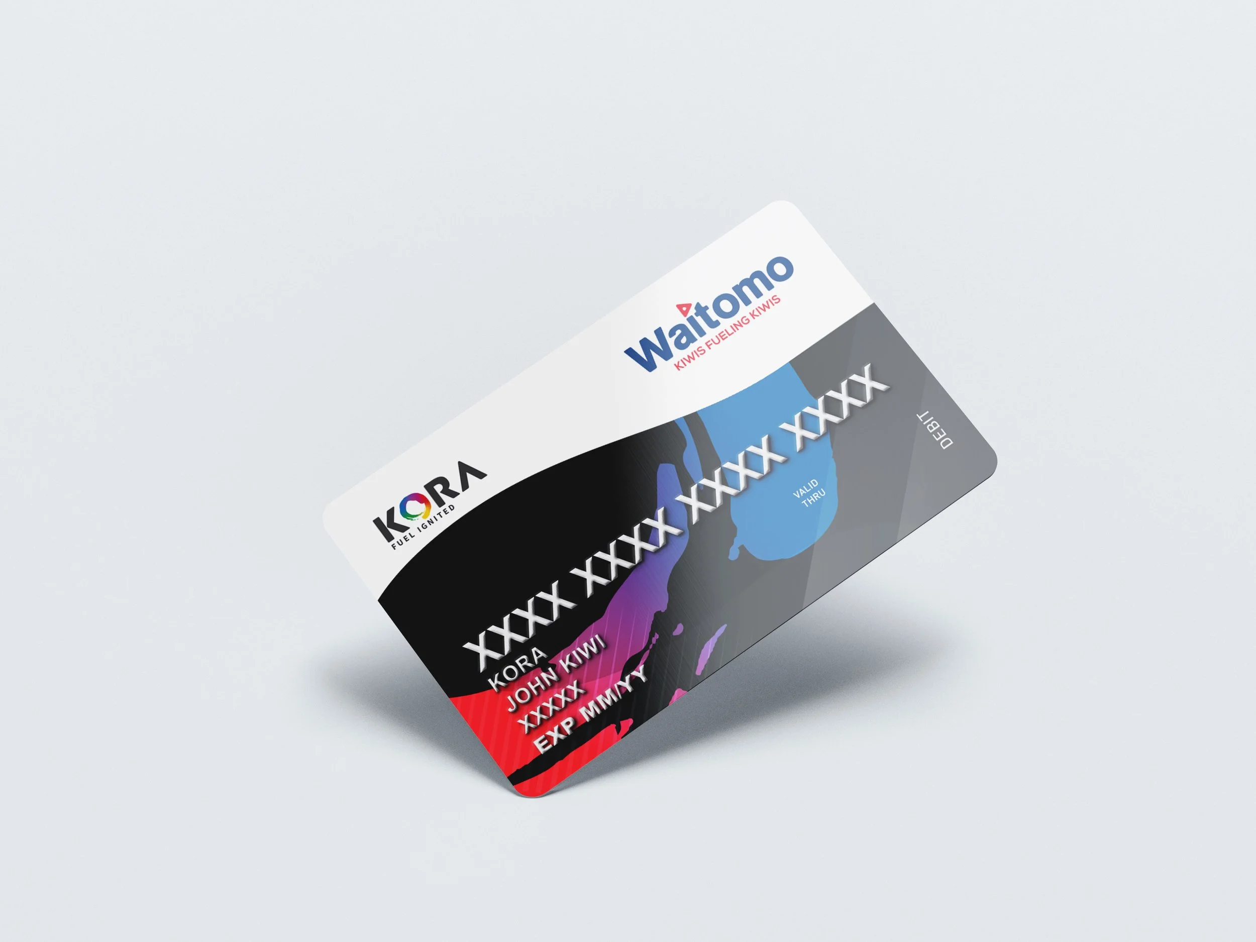 A branding project of a fuel card for Waitomo New Zealand