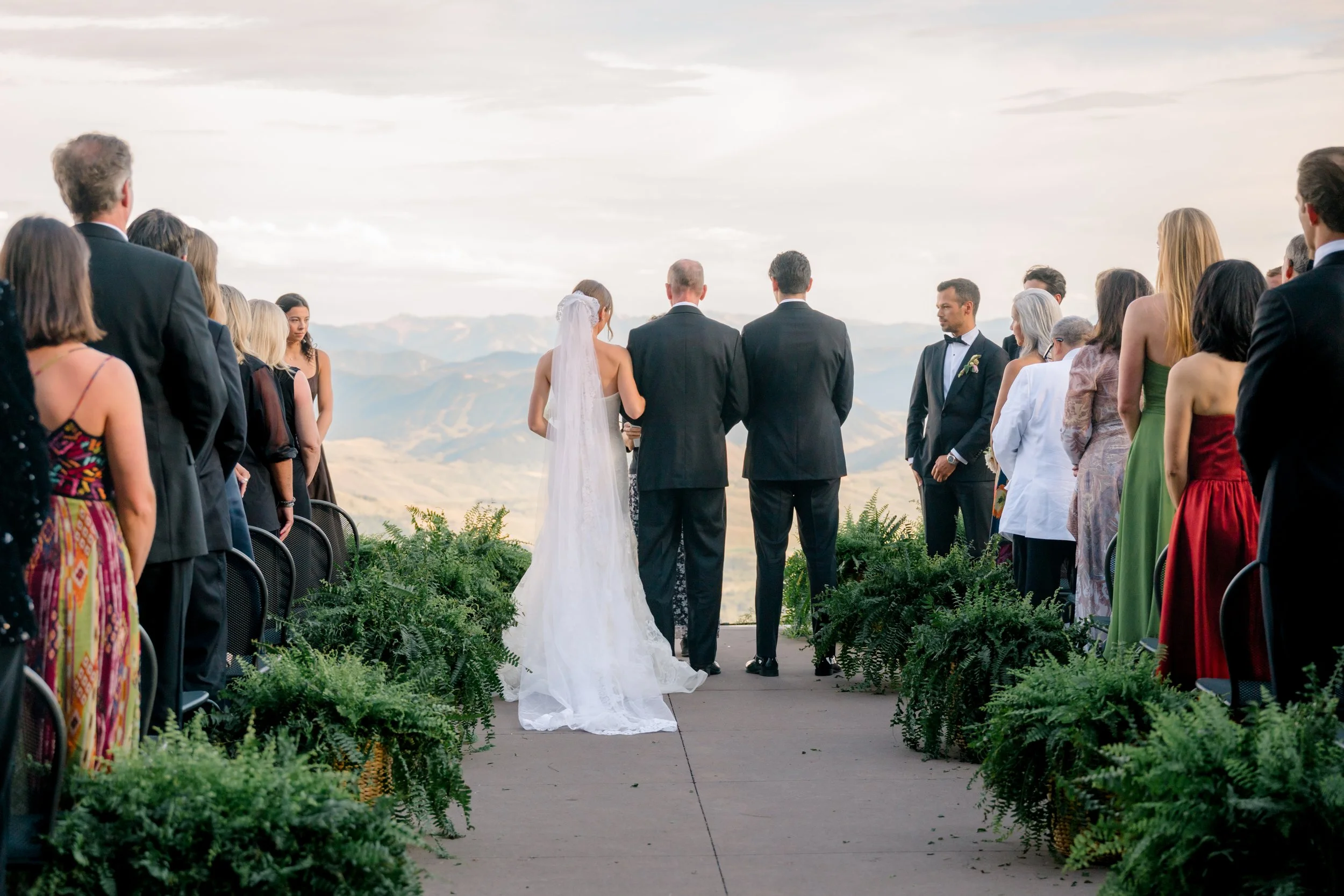Bride and groom portraits at The Piste in Teton Village