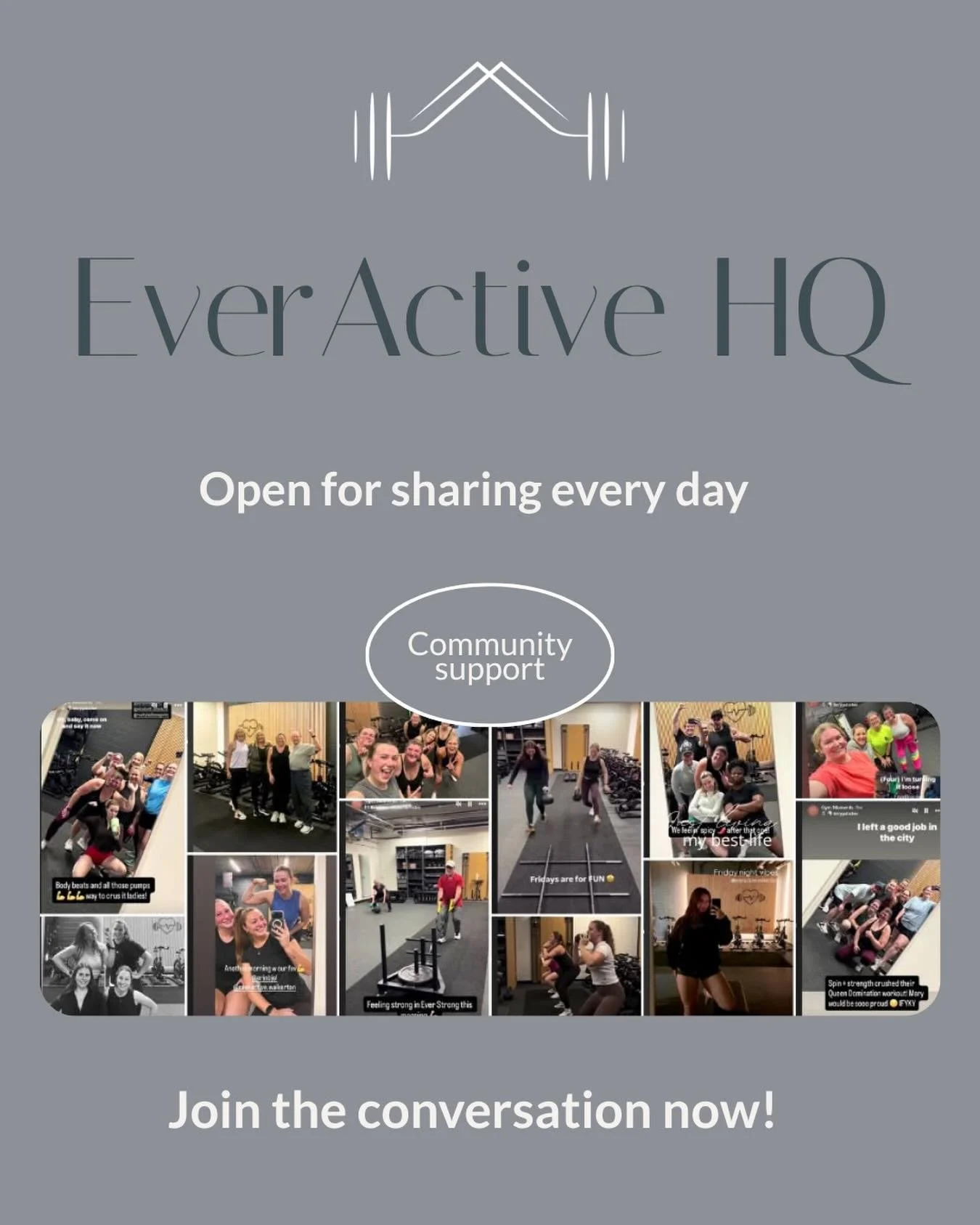 ✨ EverActive HQ is more than a gym. It&rsquo;s a community. Whether you&rsquo;re looking for support, motivation, accountability, or just a great group of people to move with, you&rsquo;ll find it here. 💙

Our Facebook group is open to everyone and 