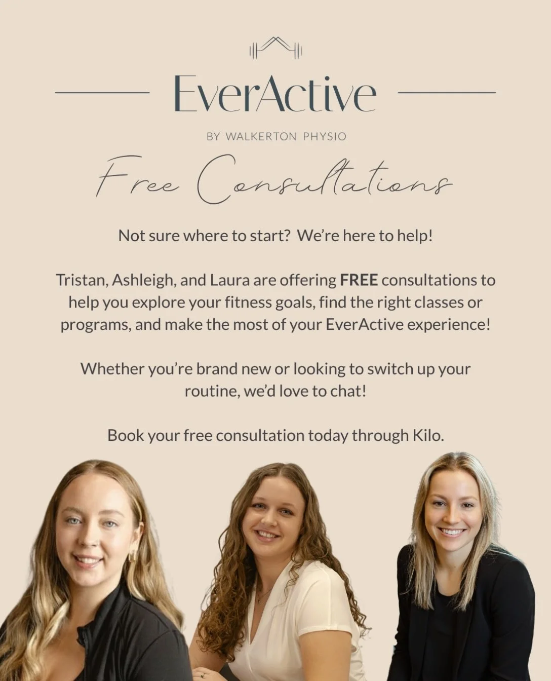 Not sure where to start? We&rsquo;ve got you! 🤍

Whether you&rsquo;re new to EverActive, looking to switch up your routine, or just need a little guidance, we&rsquo;re here to help!

✨ Tristan, Ashleigh, and Laura are offering FREE consultations to 