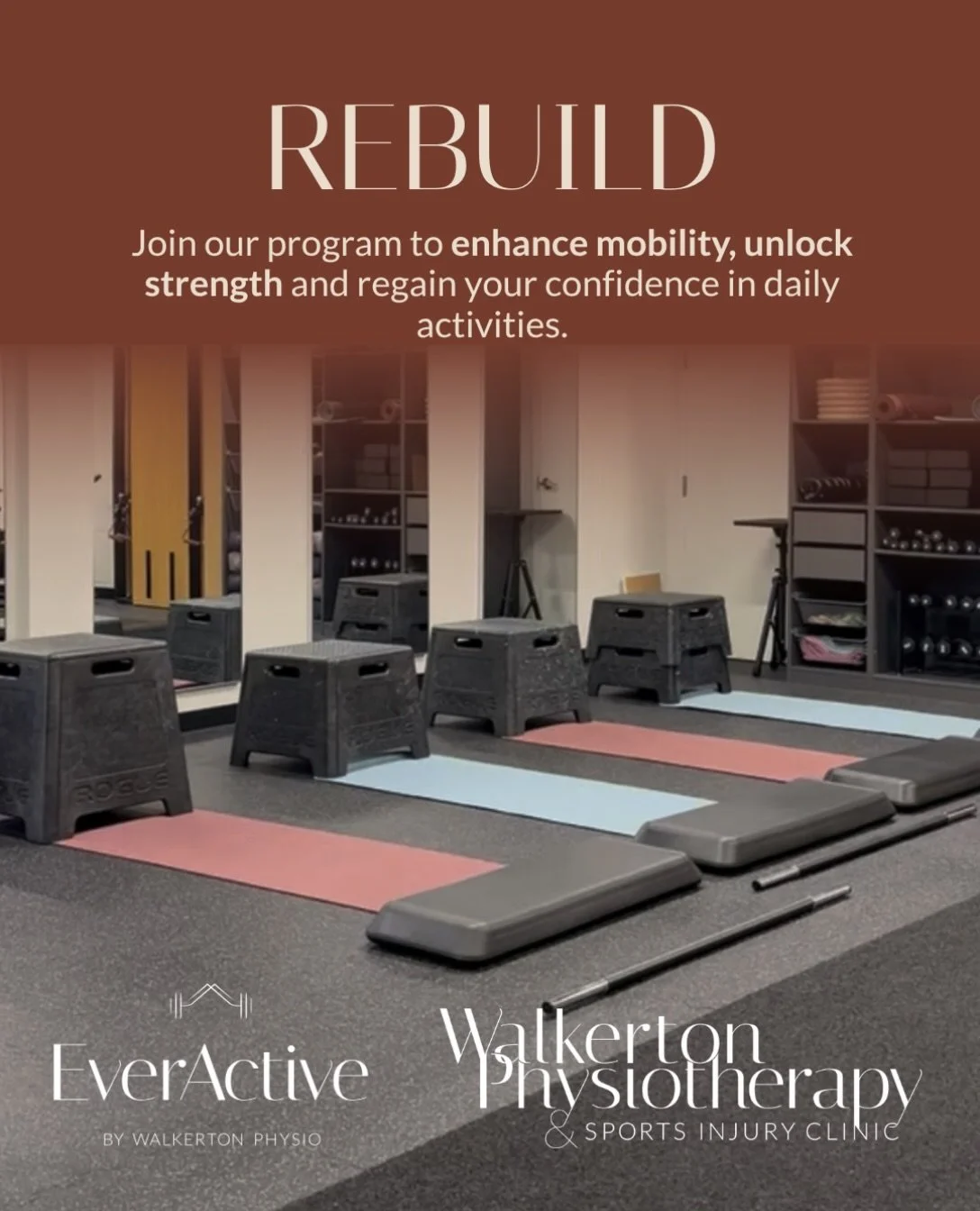 REBUILD is back! 💪✨

We&rsquo;re excited to announce that our next round of Rebuild Hip &amp; Knee kicks off November 4th, PLUS we&rsquo;re introducing our NEW Rebuild Shoulder Series starting Friday, November 6th at 12 PM! 🎉

These programs are de