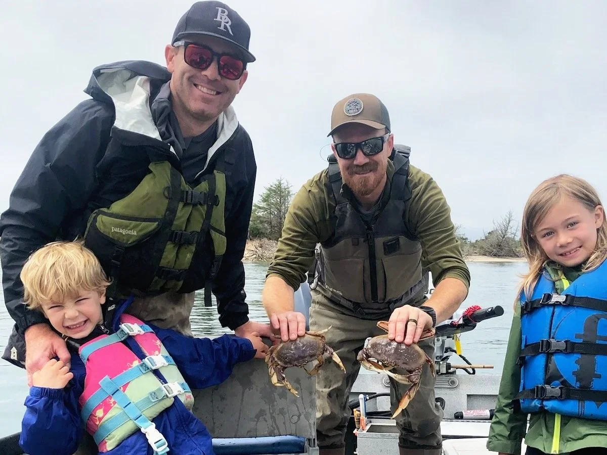 Family crabbing trip on the lower Columbia river.