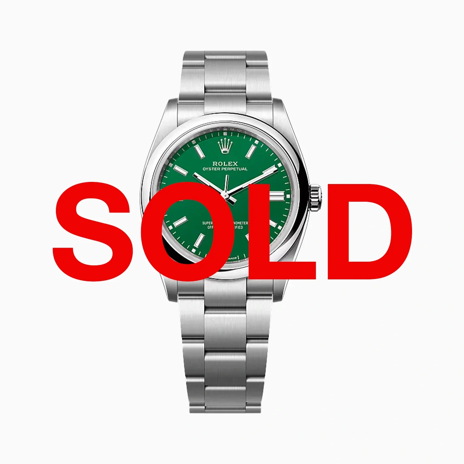 Rolex Oyster Perpetual Green 41MM 2021