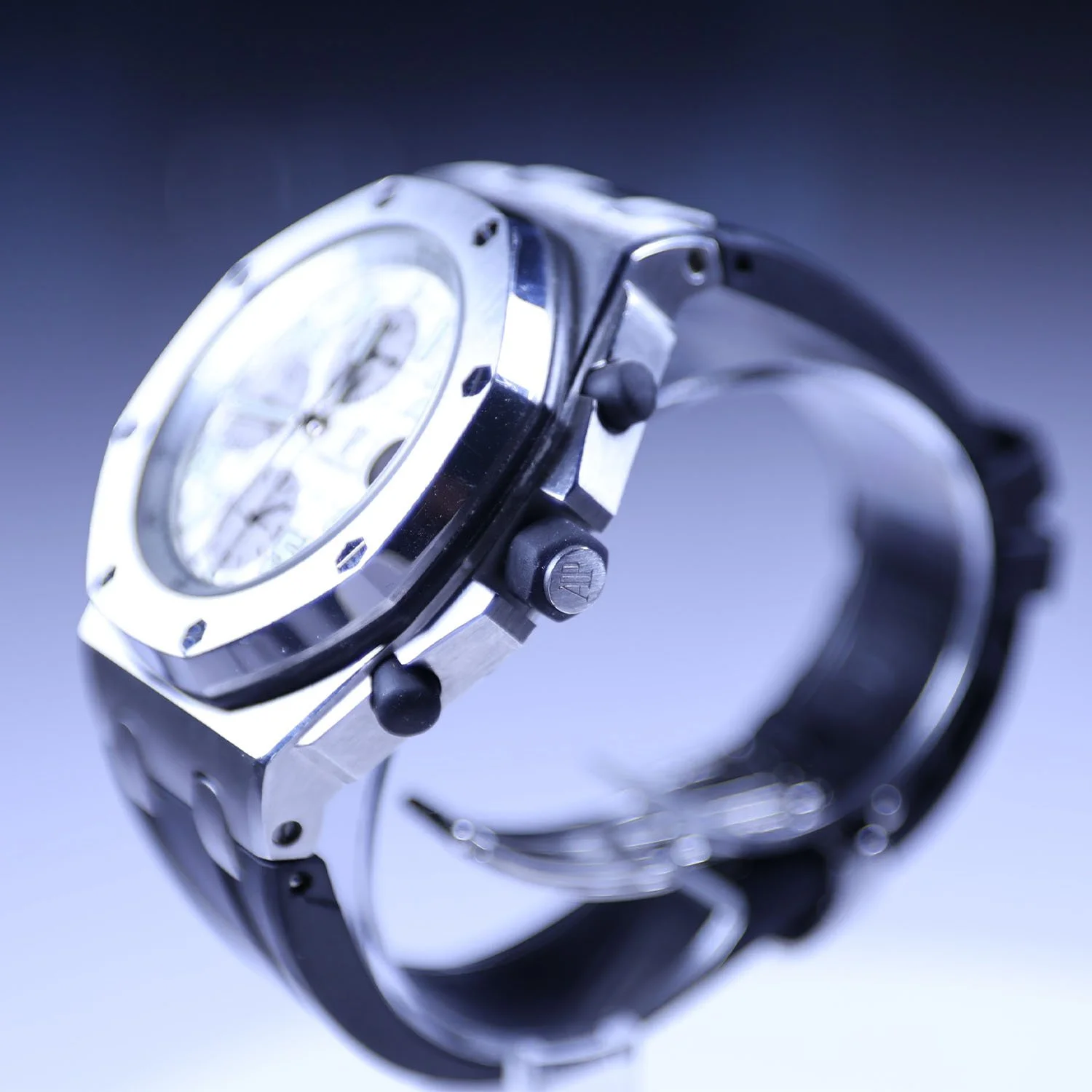 Audemars Piguet White Face:Silver Bezel-3.jpg