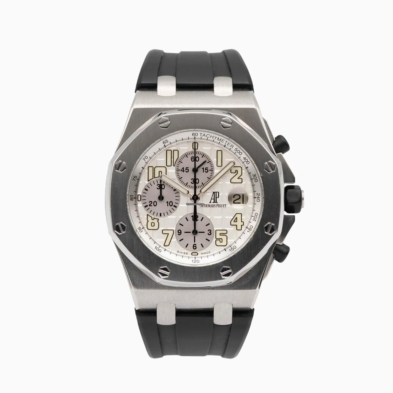 Audemars Piguet White Face:Silver Bezel-Hero.webp