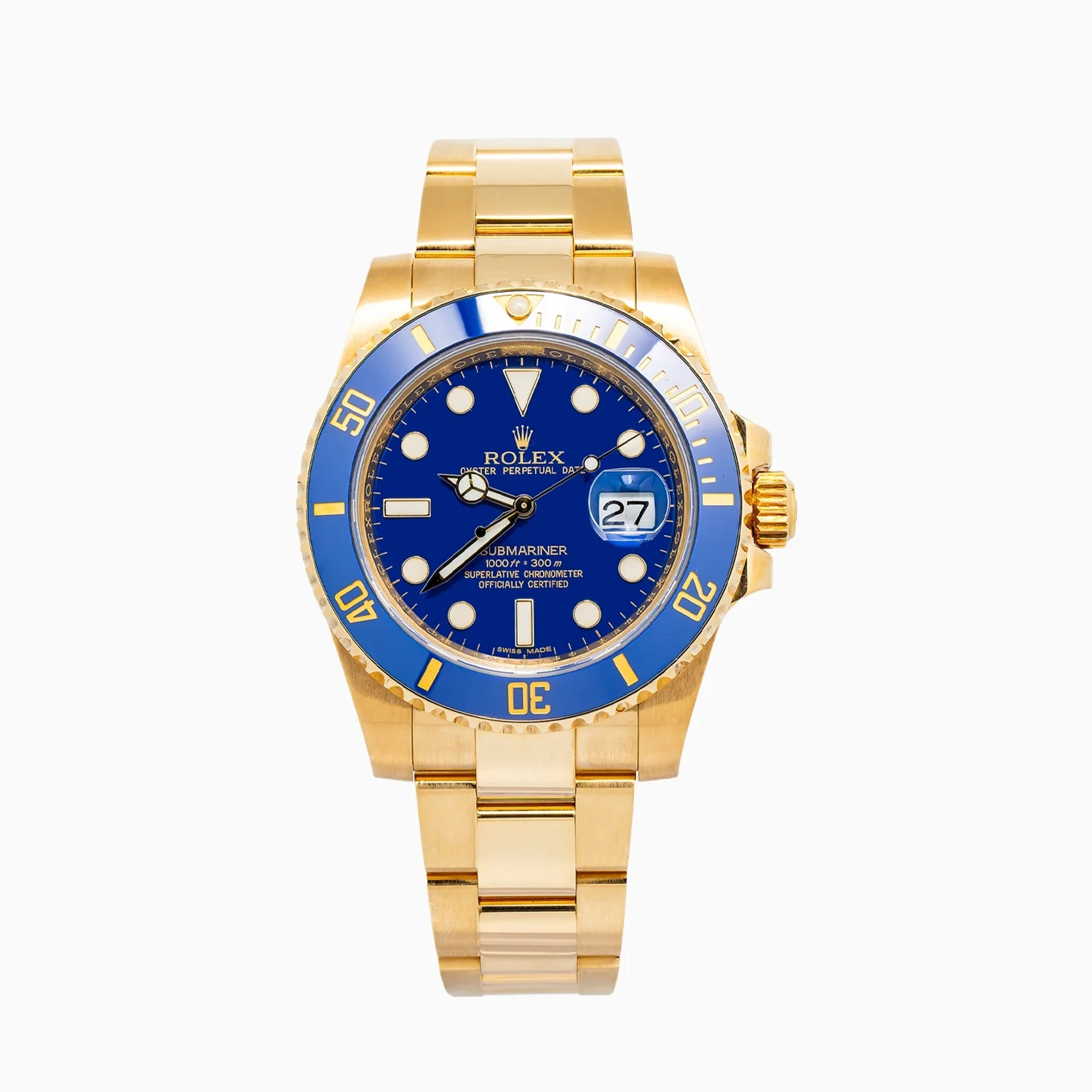 2021 Submariner Gold:Blue Dial-Hero.webp