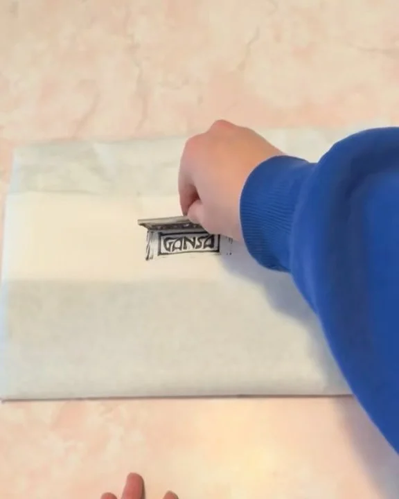 Fish &amp; Onions 👔 heading to a college dorm.
Wrapping orders is one of my favorite parts. I pleat butcher paper with an exaggerated fold that creates a pocket for postcards, notes, and surprises.

Gansa blessing for this freshman:
Like fish, swim 