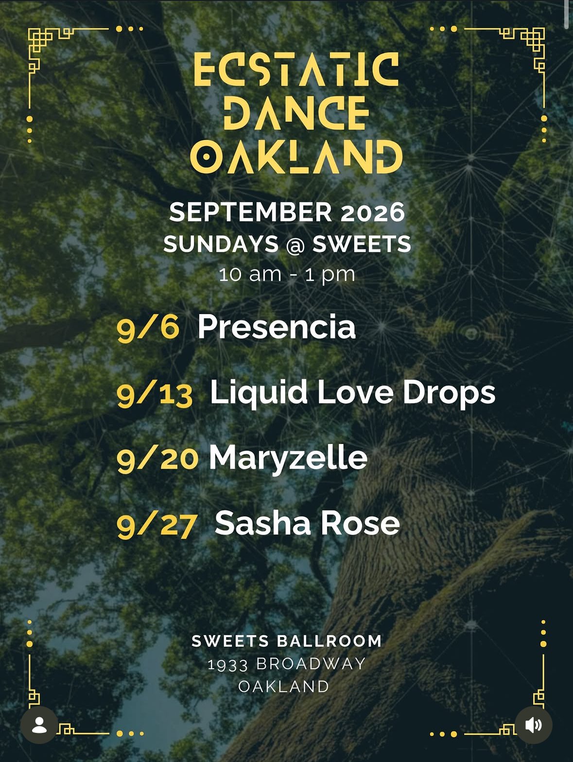 Ecstatic Dance w/ Maryzelle Oakland Sound Journey by Xuun