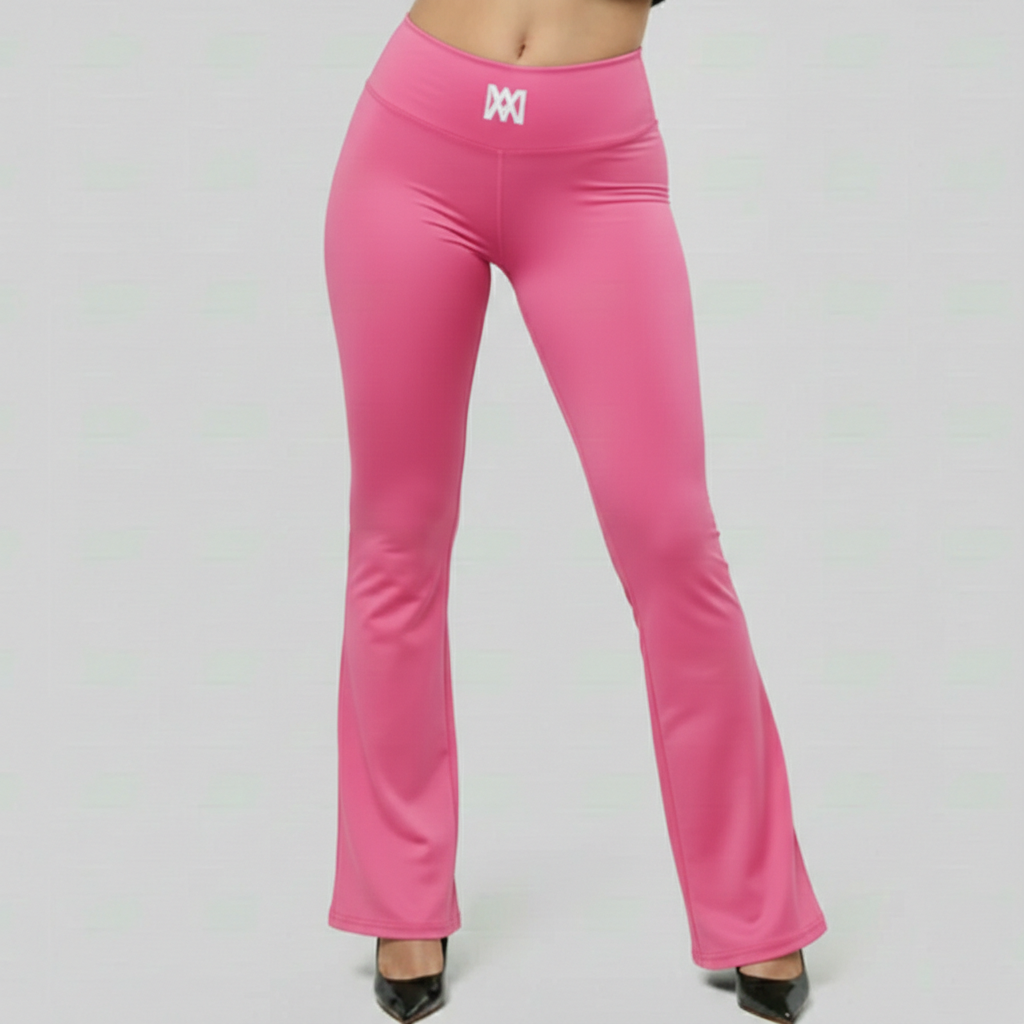 Ana Mor Flare Leggings (Pink)