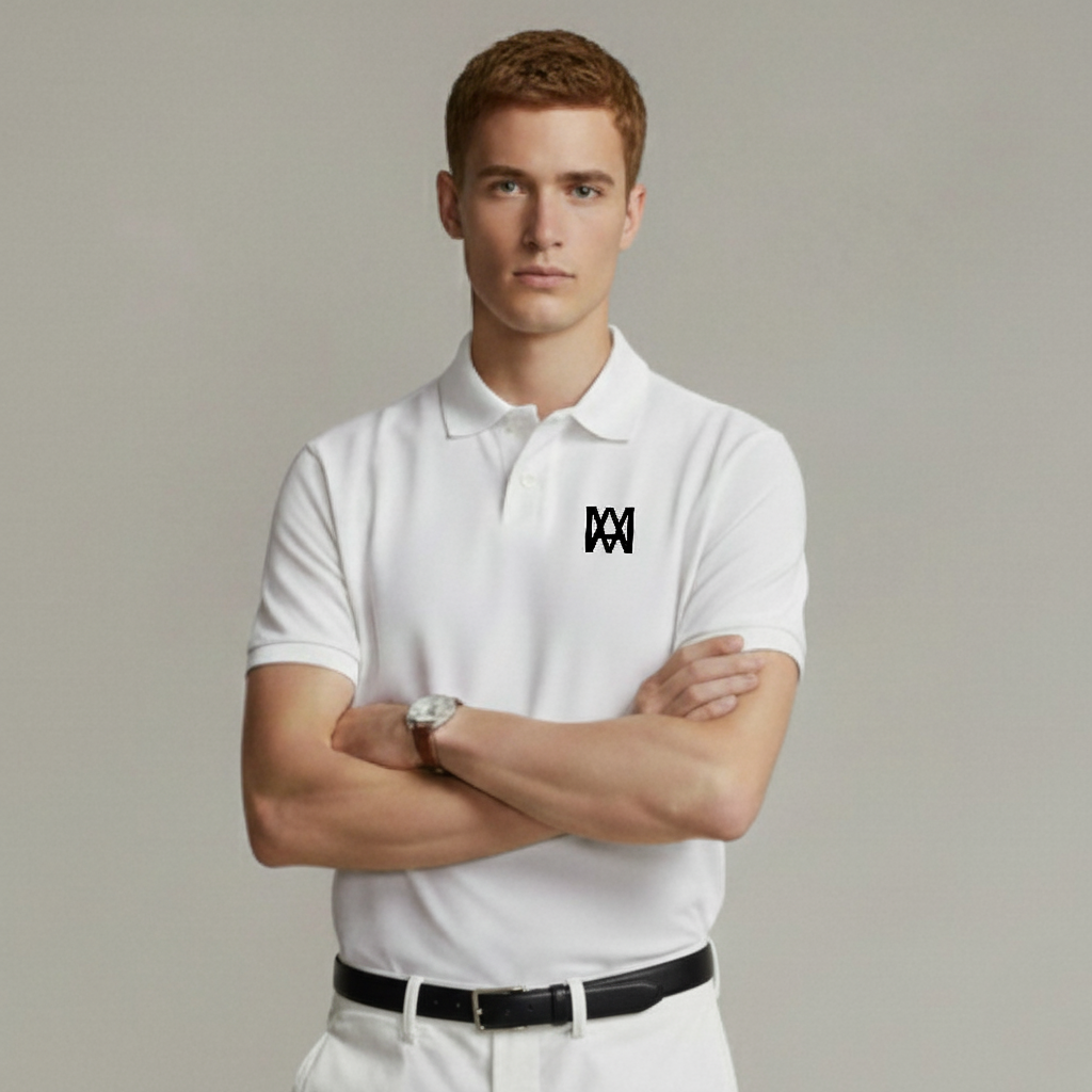 Ana Mor Men's Polo Shirt (White)