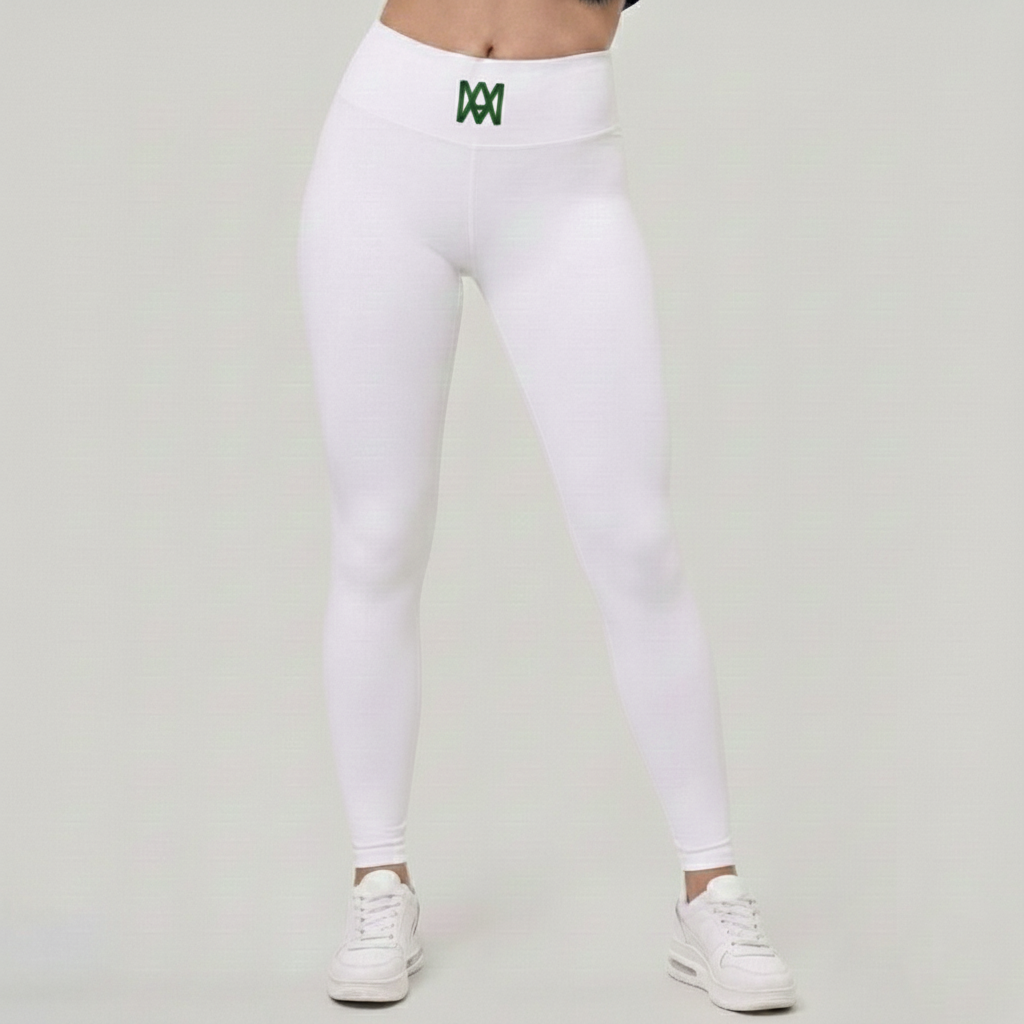 Straight Legging with Emerald Green Logo