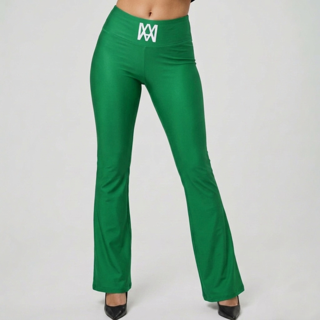Emerald Green Flare Leggings