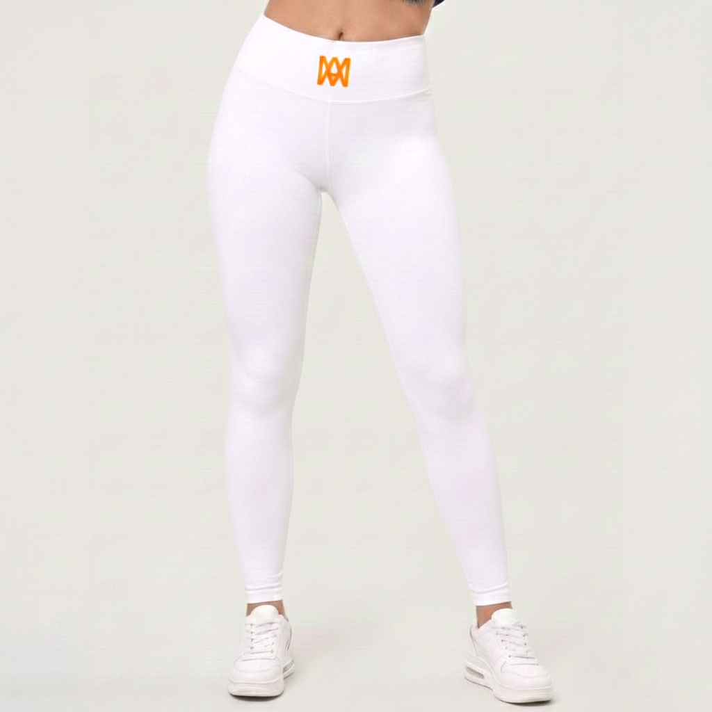 Straight Legging with Orange Logo
