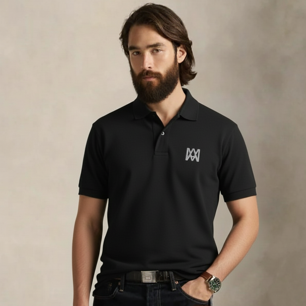 Ana Mor Men's Polo Shirt (Black)