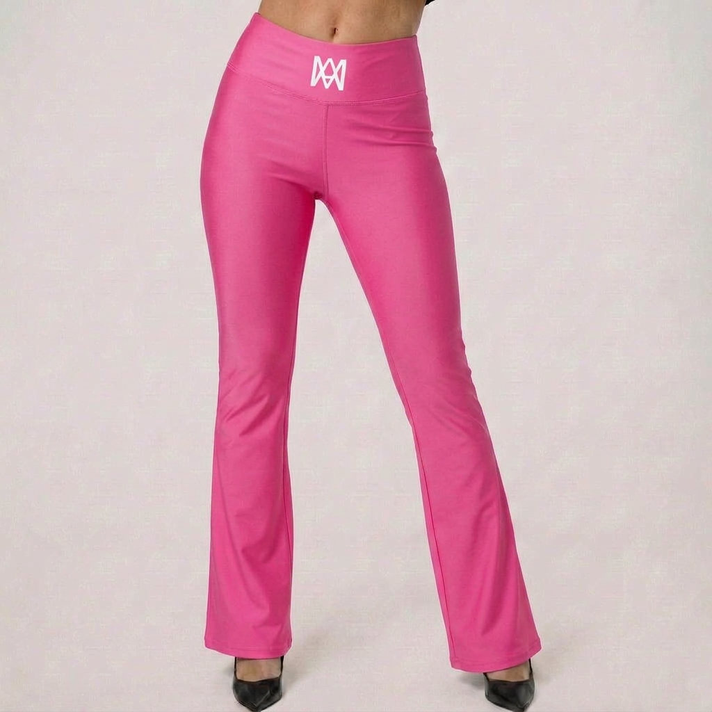 Pink Flare Leggings