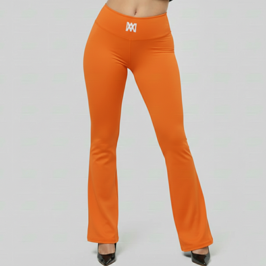 Ana Mor Flare Leggings (Orange)