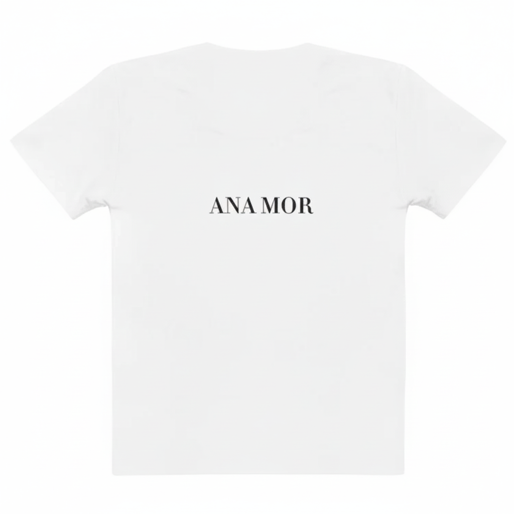 Ana Mor Shirt with Black Logo