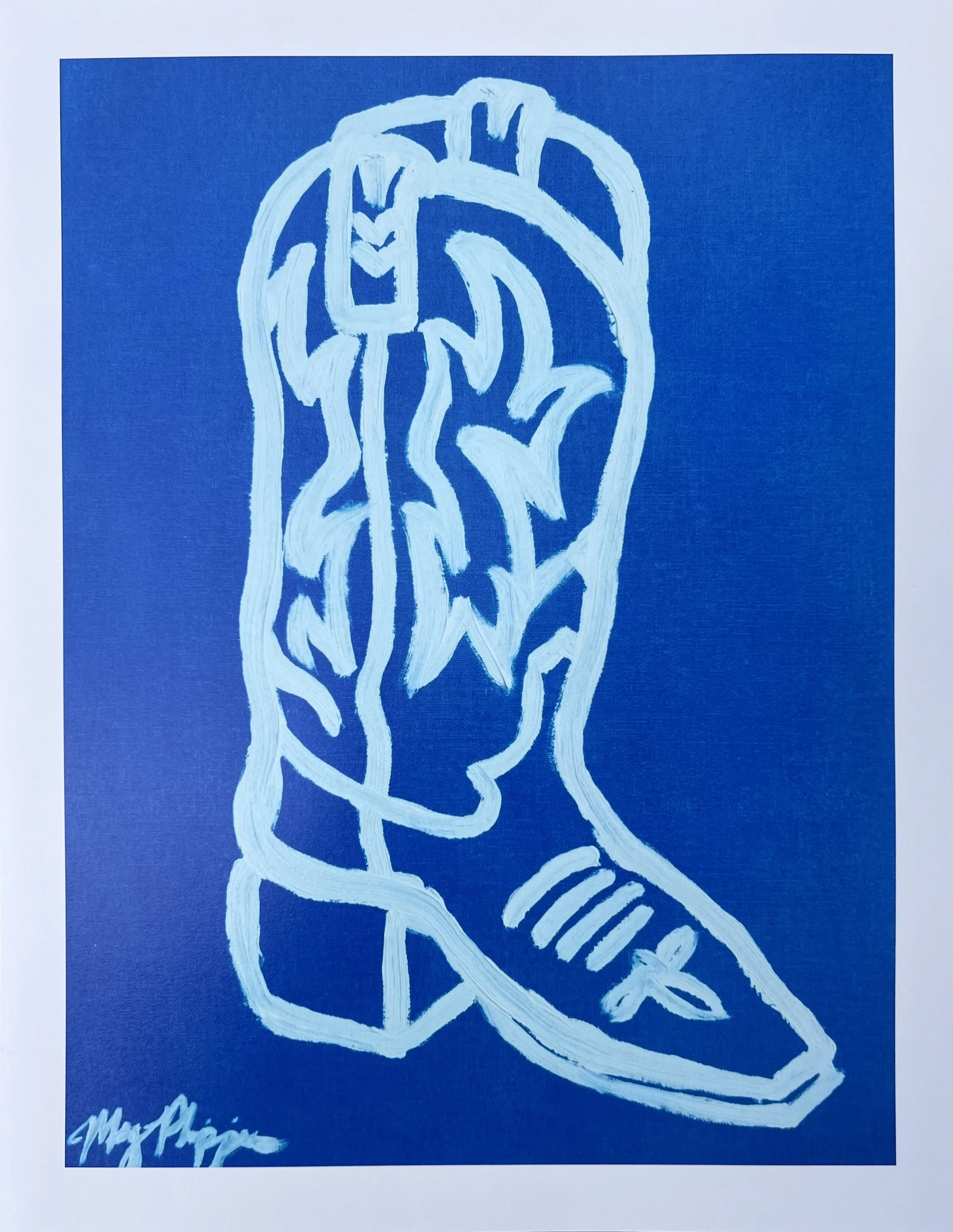 Quick Draw Boot - Glacier - Print