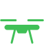 Icon of a person with arms raised and jumping, shown in a green outline.