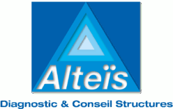 Logo d'Alteis avec un triangle et le texte 'Alteis'.