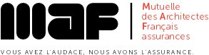 Logo de MAP, Mutuelle des Architectes Français, assurance.