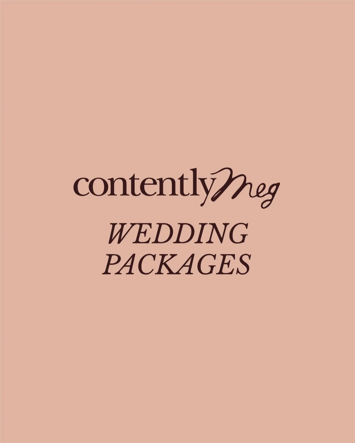 My 2026 wedding packages are officially live! 💫

Two thoughtful offerings + customizable add-ons so you can create the coverage that feels just right for your day.

If you&rsquo;re ready to start planning your content coverage, inquire on my site &m