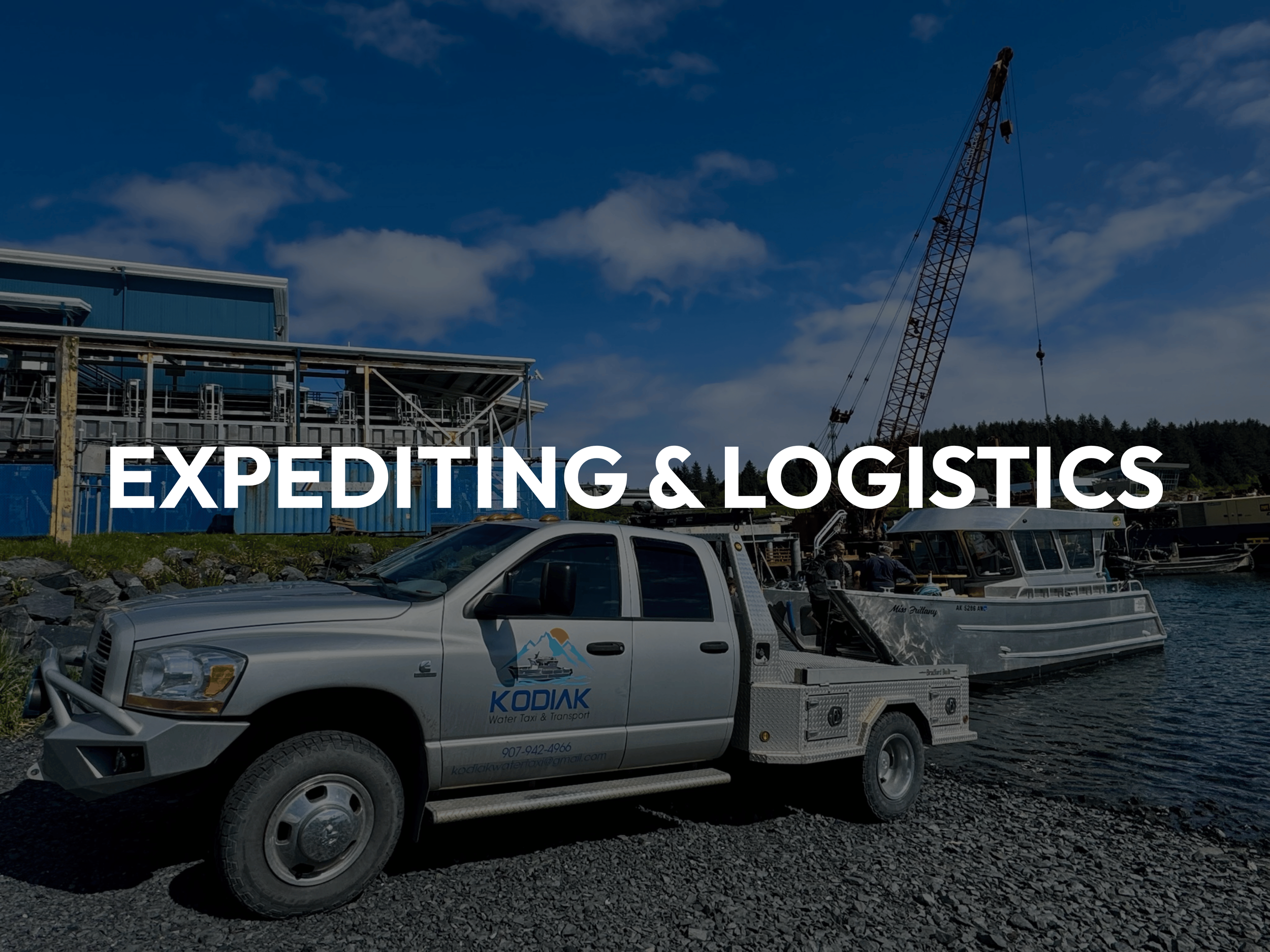 We provide comprehensive freight, expediting, and logistics services throughout Kodiak Island and the Gulf of Alaska. From coordinating shipments from the Lower 48 to transporting cargo, equipment, and materials to remote job sites, our team manages 