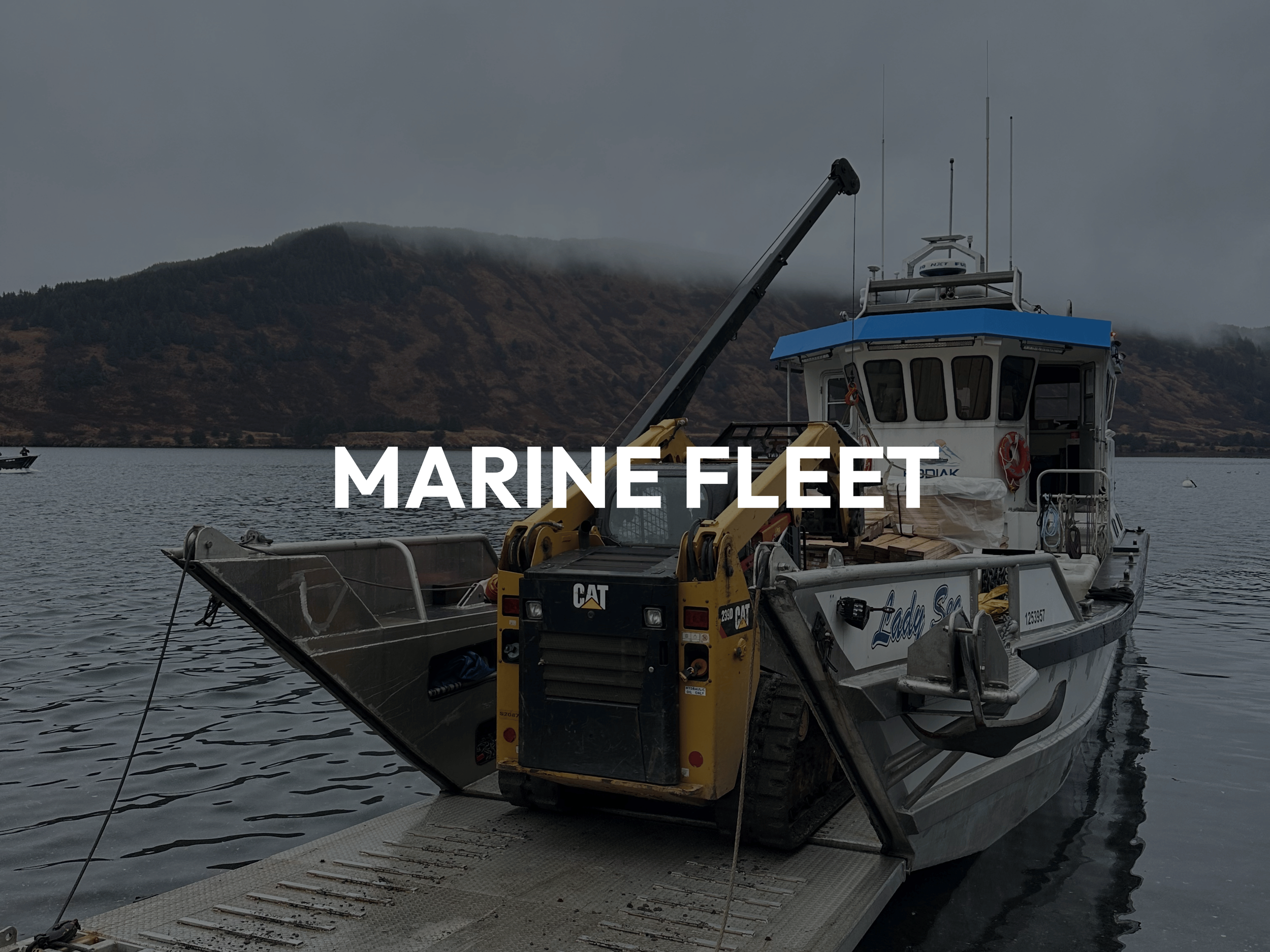 Our marine fleet includes transport vessels, landing craft, and research vessels built to support projects throughout the Gulf of Alaska. From moving equipment and personnel to remote shorelines to supporting scientific research, environmental respon