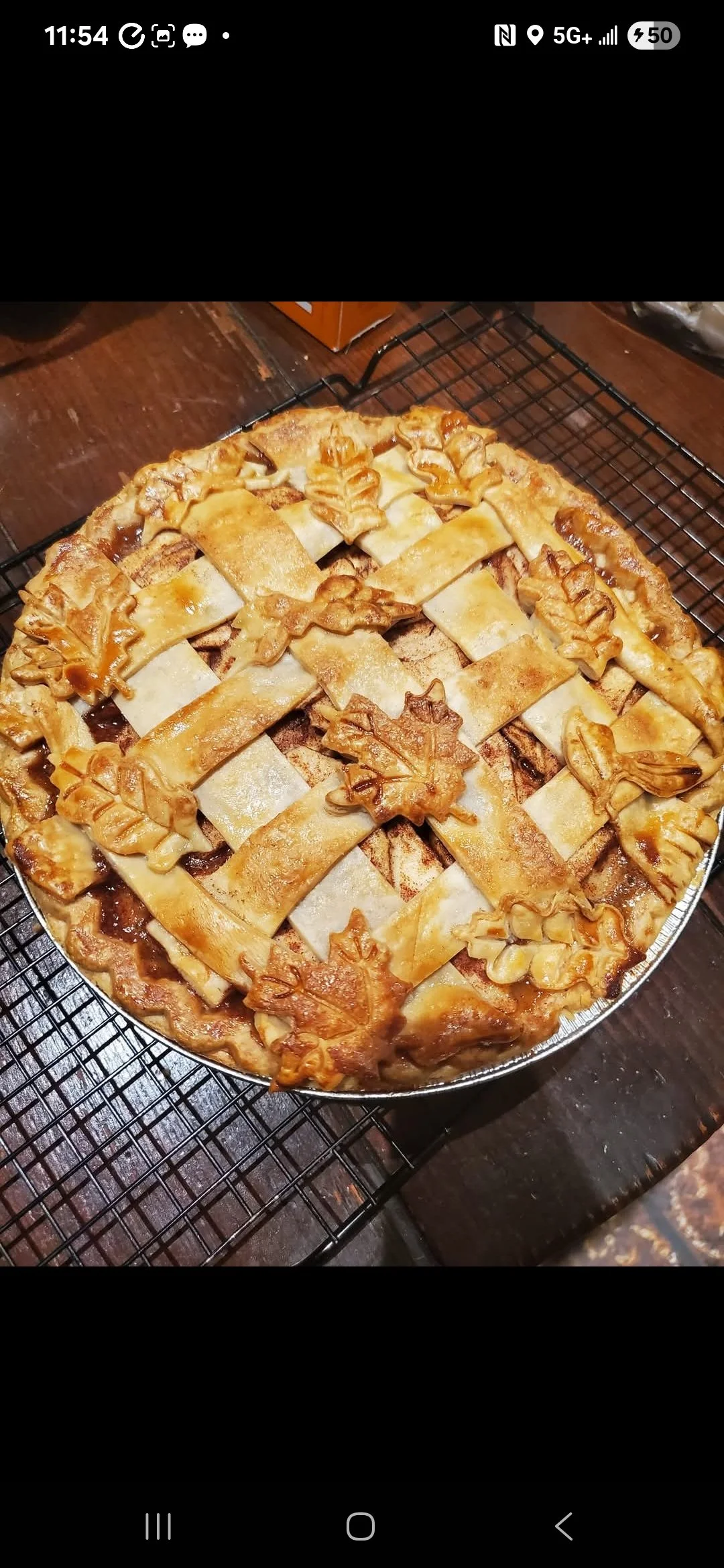 A homemade Apple Pie