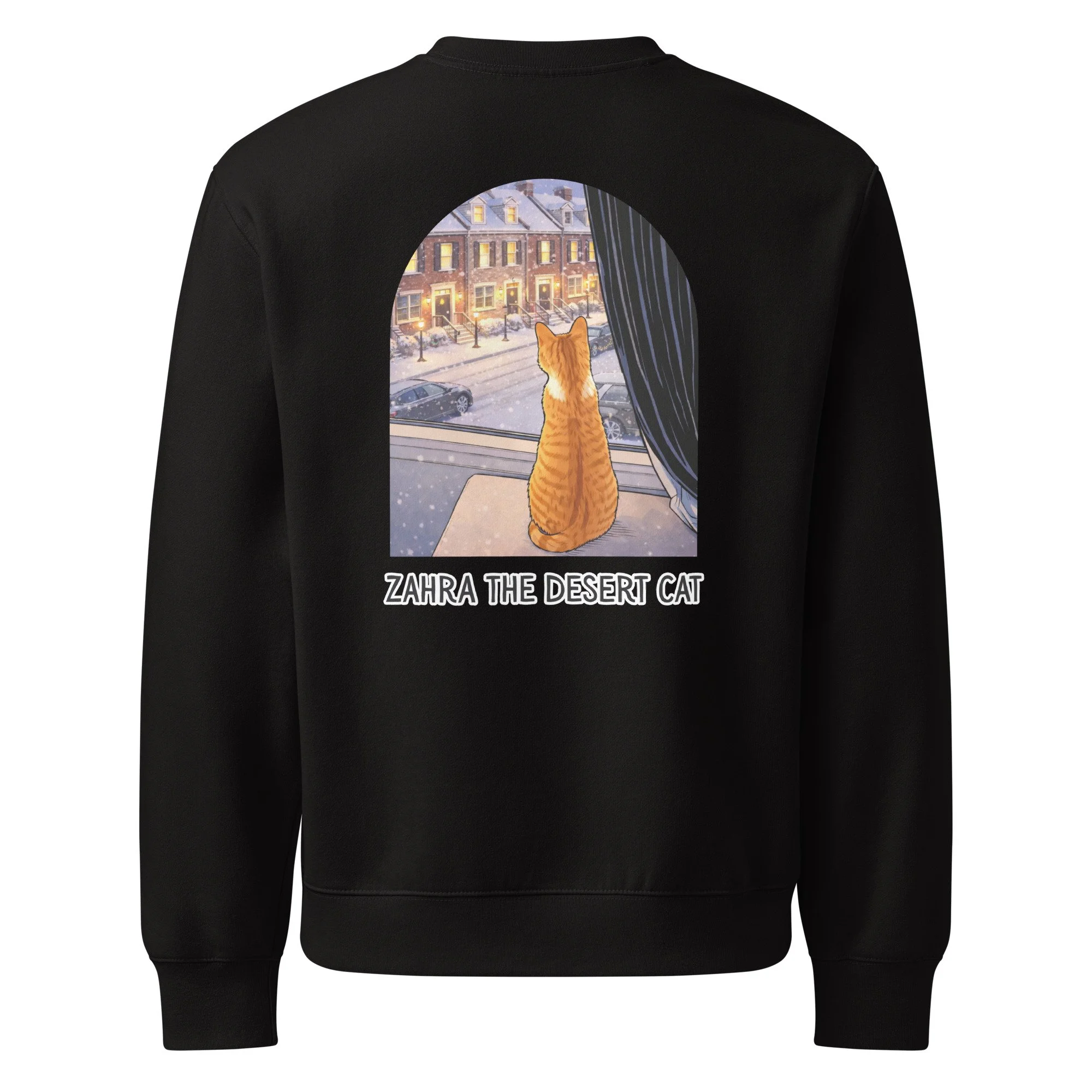 Desert Cat Club Logo Oversized heavyweight sweatshirt