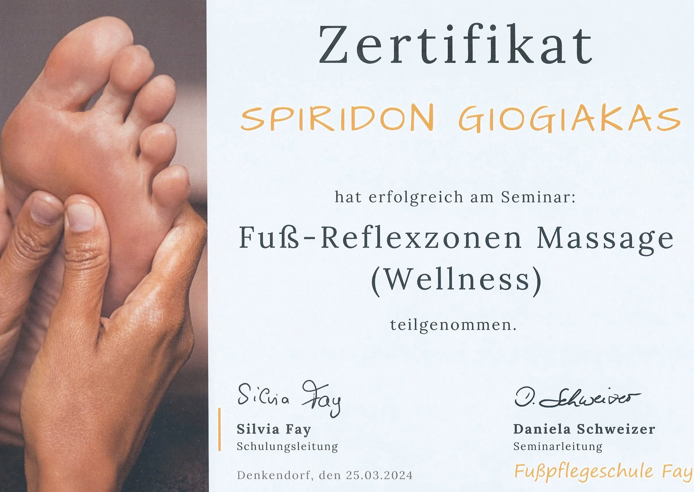 Fußreflexzonen Massage (Wellness)