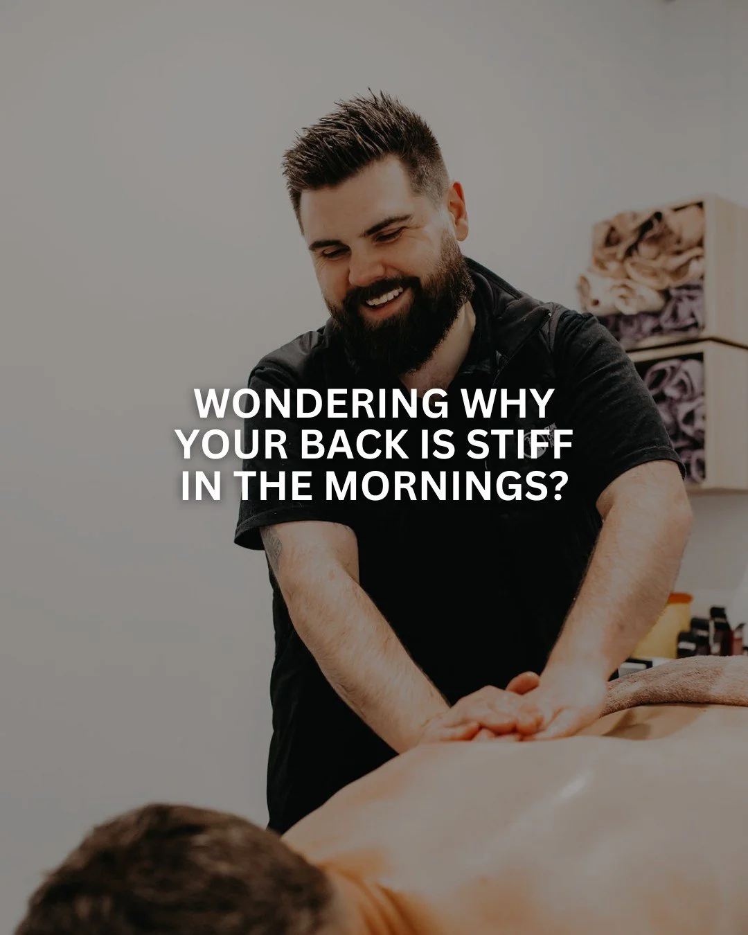 Stiff back in the mornings? Read on and get in touch.

#stiffback #soreback #stiffmuscles