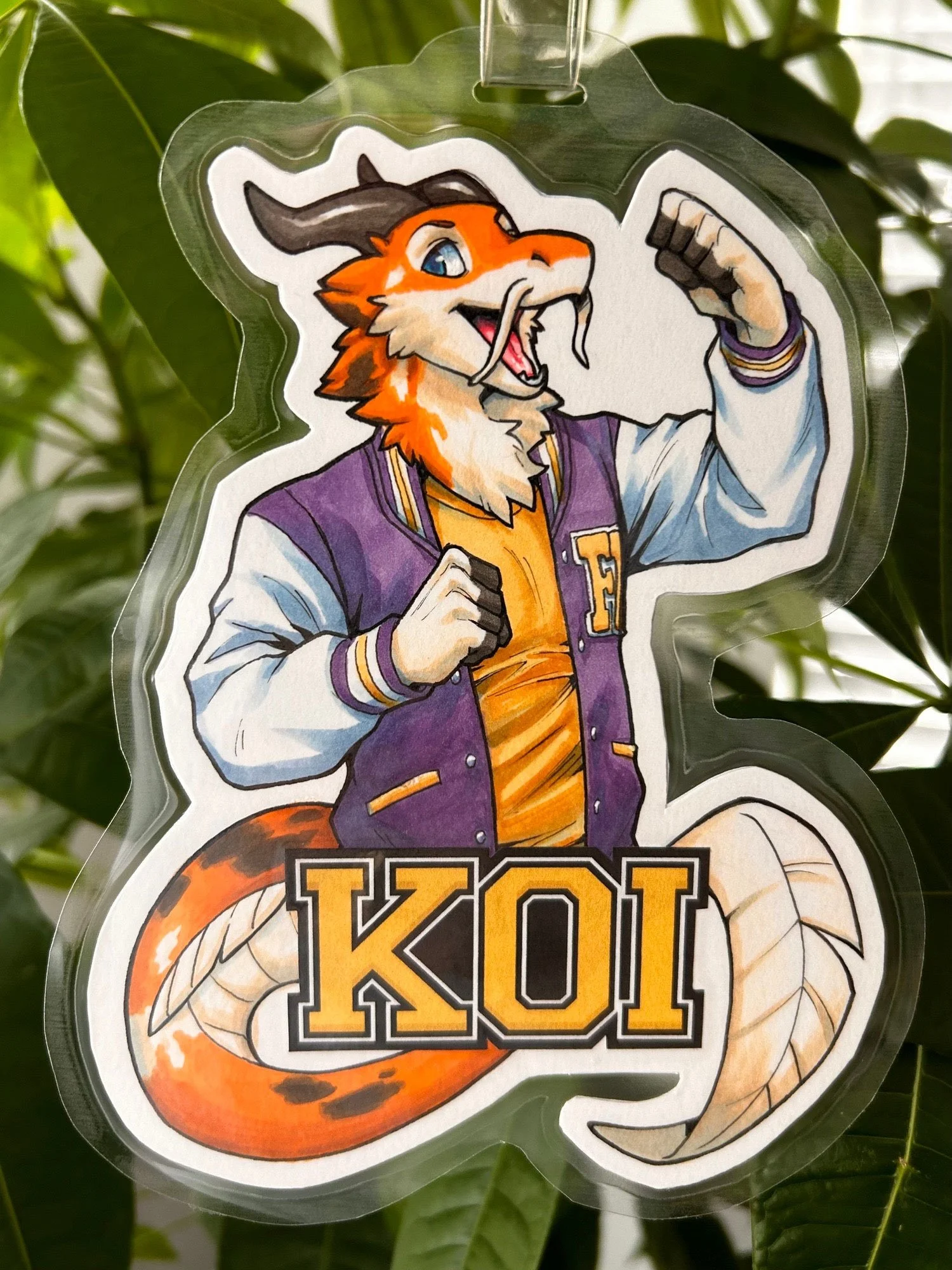 Badge Example: Koi