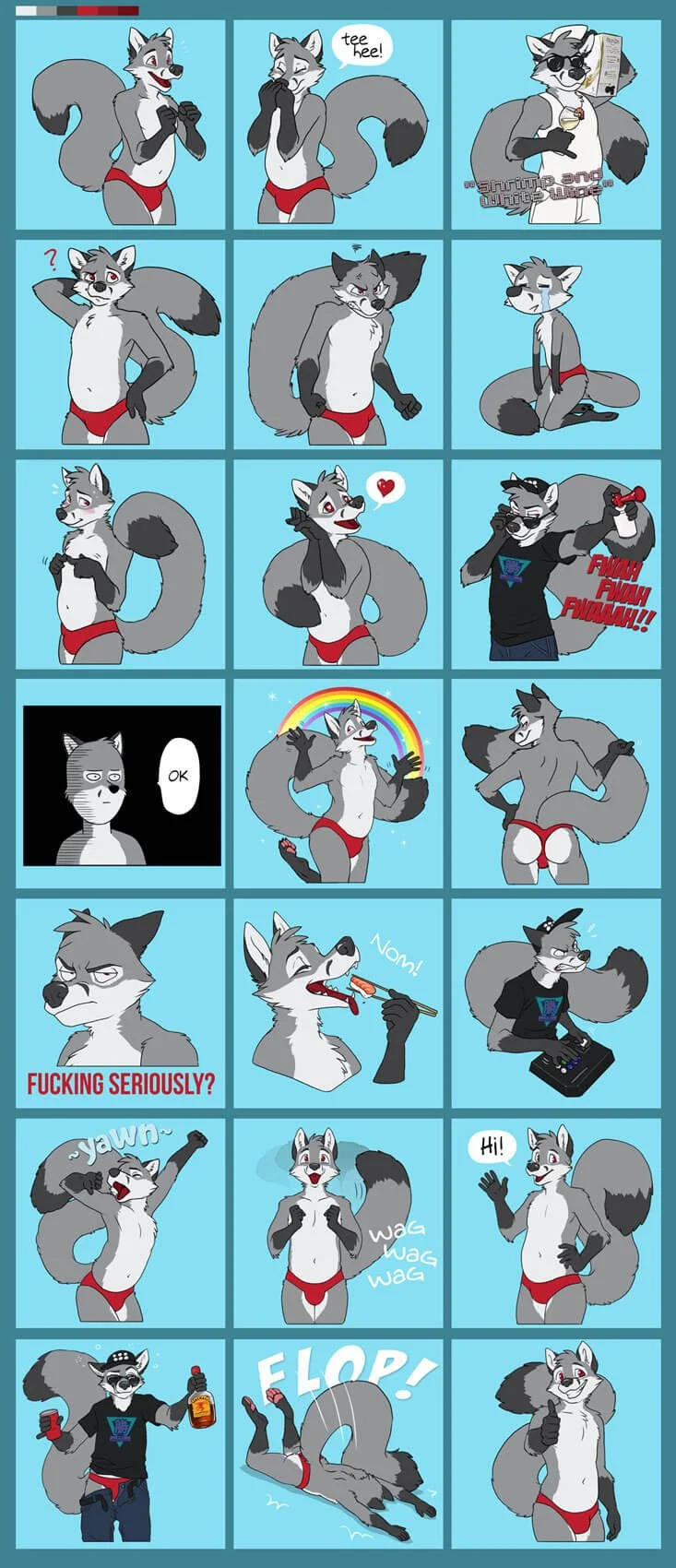 Telegram Stickers Example: Fen