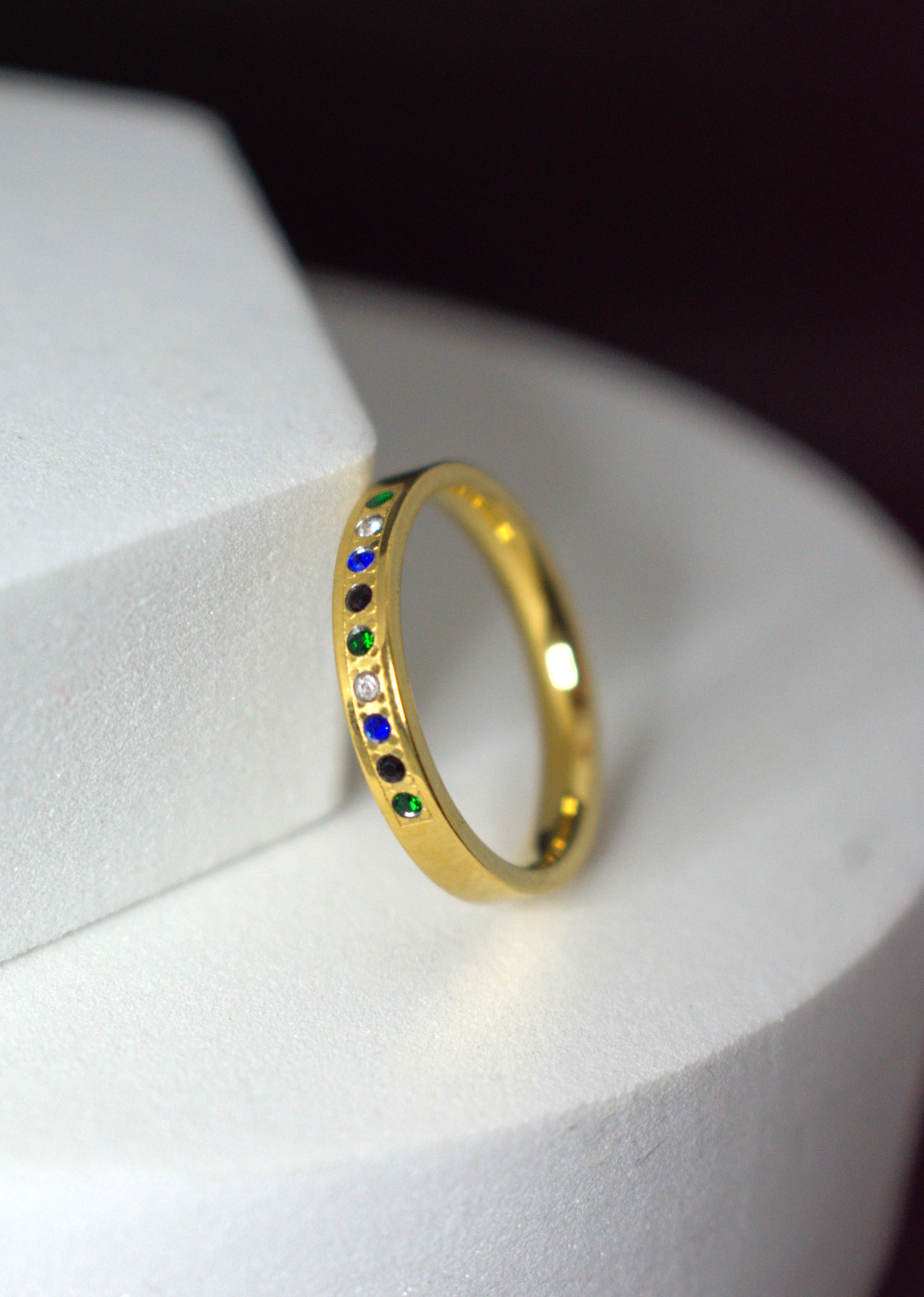 Torres Strait Islander Gypsy Ring - Gold