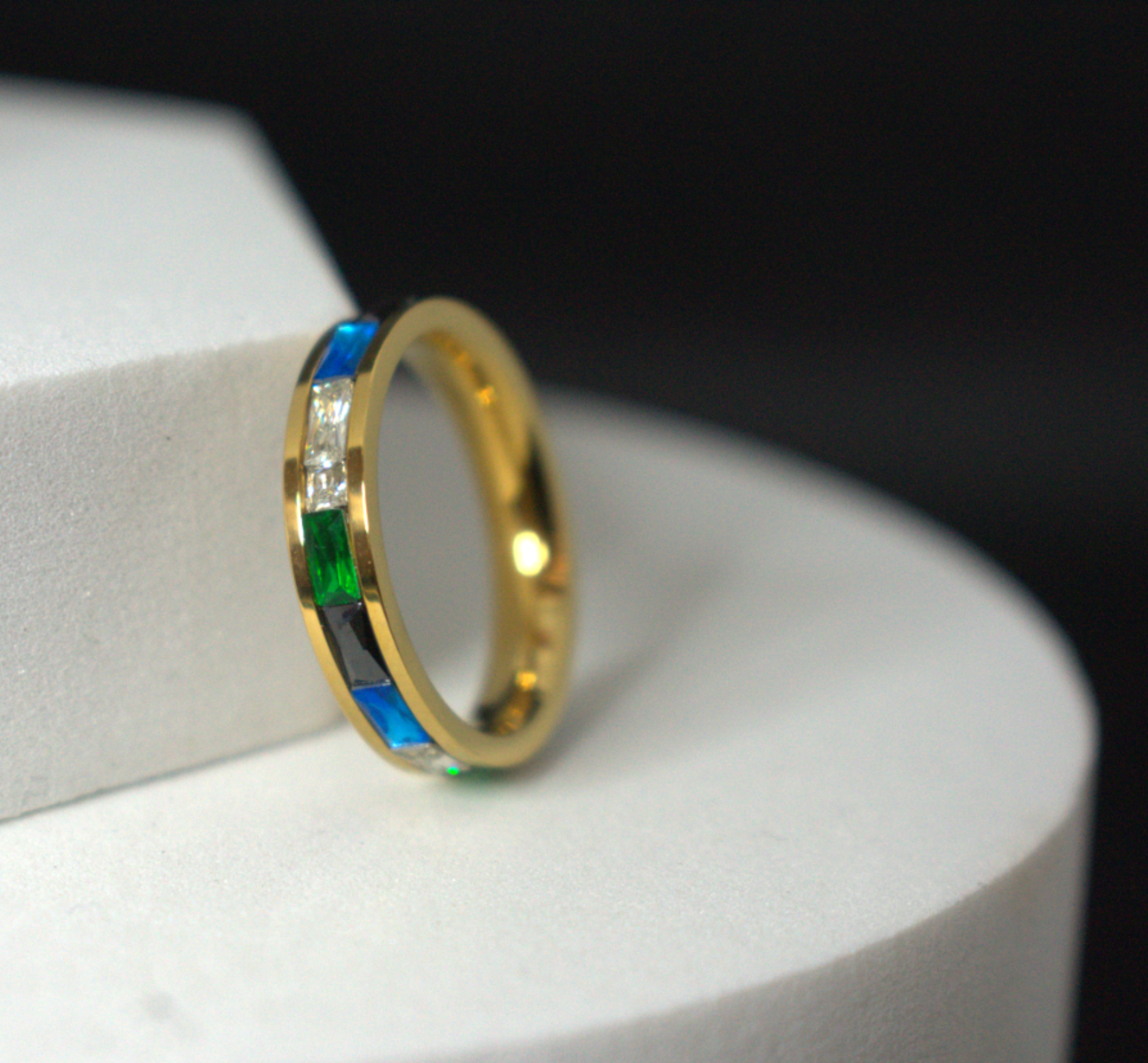 Torres Strait Islander Eternity Ring - Gold