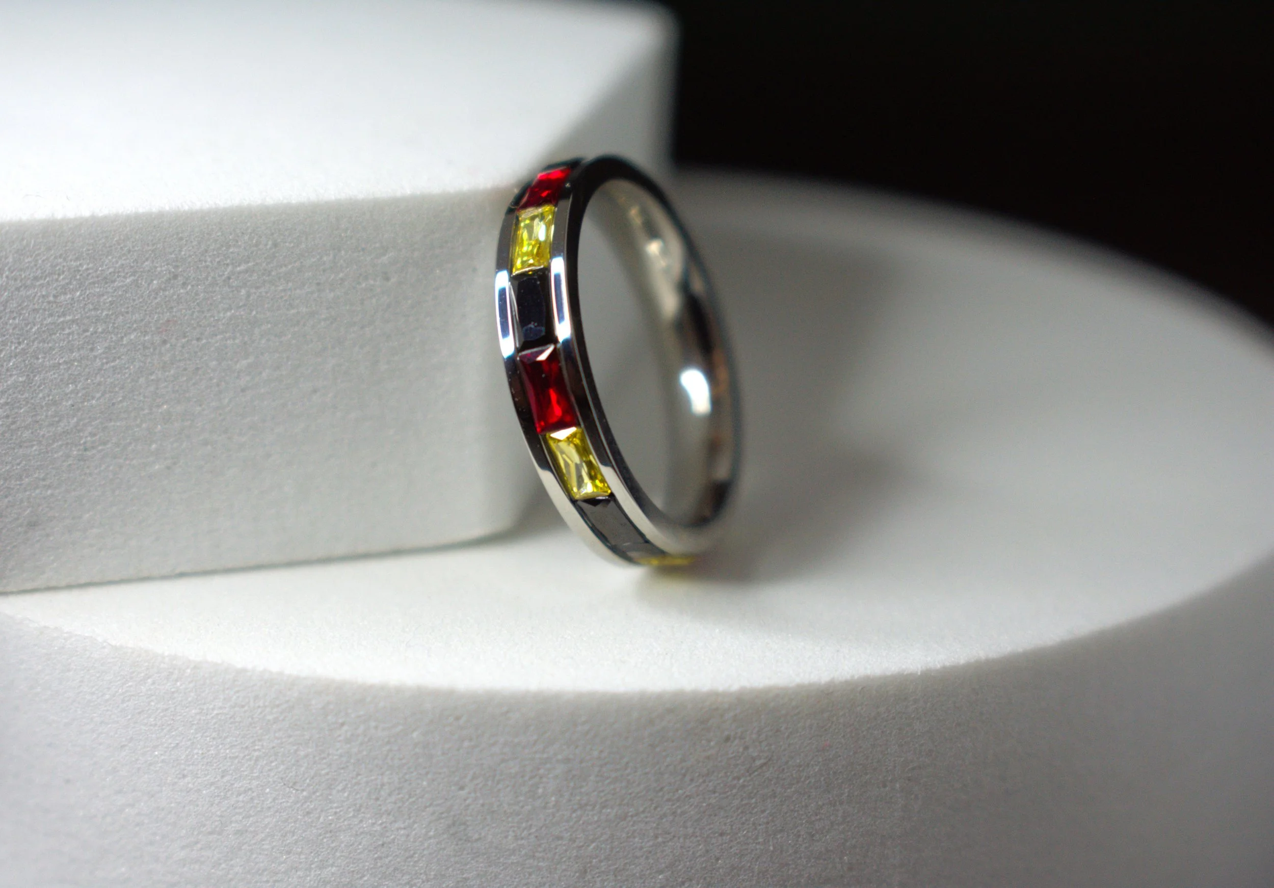 Aboriginal Eternity Ring - Silver