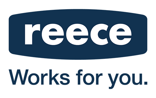 Reece logo with the slogan 'Works for you.'