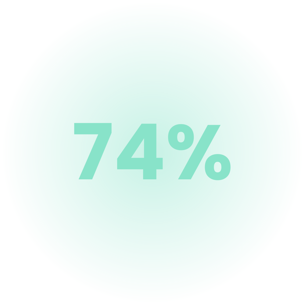 A large, circular, concentric gradient in shades of green and blue with a bright center fading outward.