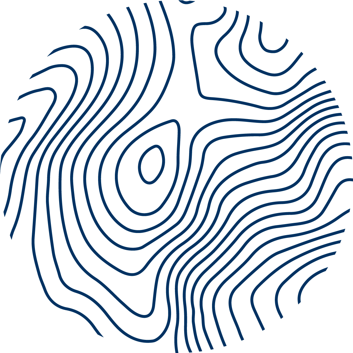 Blue fingerprint pattern on black background.