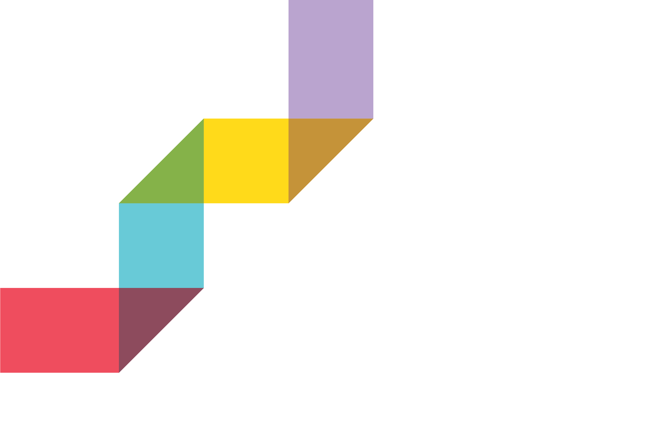 Logo of the Canadian Women's Foundation featuring colorful geometric shapes and white text.