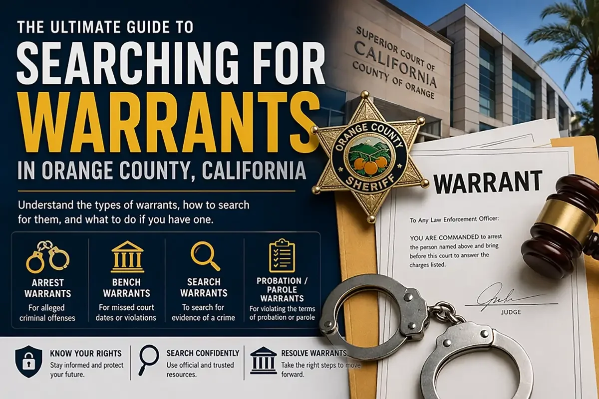 Orange County Warrant Search