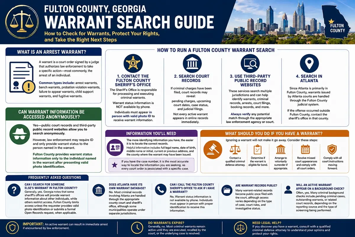 Fulton County Warrant Search
