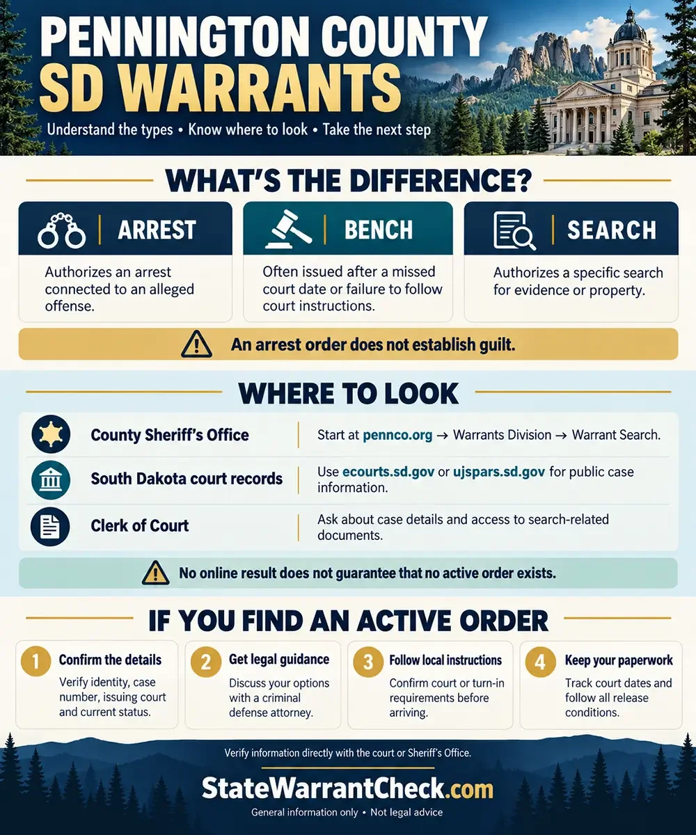Pennington County Warrant Search