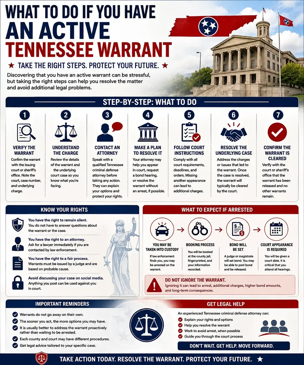 What to do if you have a Tennessee Warrant